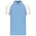 Polo bi-color manches courtes